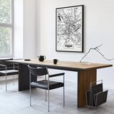  Slika - City Plan: Poznan (1 Part) Vertical 80x120 U crnom drvenom okviru | shoptok.hr