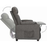  Naslanjač iz temno sivega blaga, (20701951) | Shoptok.si