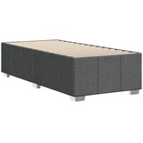  Okvir za krevet bez madraca tamnosivi 90x190 cm od tkanine | shoptok.hr