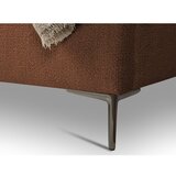 Makamii Tapecirani bračni krevet s podnicom 160x200 cm boje terakote Makana – | shoptok.hr