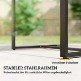 Bistro set od ratana vrtni namještaj od 3 dijela s 2 vrtne stolice stolić za kavu uklonjivi jastuci krem ​​bijela boja | shoptok.hr