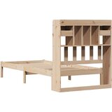 Krevet s regalom za knjige bez madraca 90x190 cm od borovine | Eponuda.ba