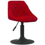 vidaXL Vrtljivi jedilni stoli 2 kosa vinsko rdeč žamet, (20945521) | Shoptok.si