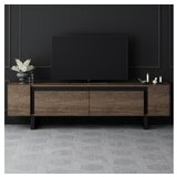 Hanah home tv polica yildiz walnut black Cene