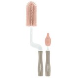  Set silikonskih četki za čišćenje flašica i cucli 2 dela Pink KKB90076 | Eponuda.com