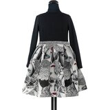 Modna kućica Dizzy Dvodijelna haljina sa suknjom od printanog materijala 187075CR | shoptok.hr