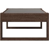 vidaXL Stolić s beskonačnim LED svjetlima boja hrasta 90x53x30 cm | shoptok.hr