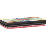 vidaXL stenske police 2 kosi 40x20x6 cm trden les mango u