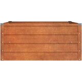  Povišena vrtna gredica boja hrđe 100x100x45 cm čelik COR-TEN | shoptok.hr