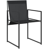  13-dijelni vrtni blagovaonski set crni od tekstilena | shoptok.hr