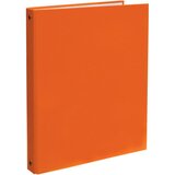Optima Rinčna mapa A4, 2-obroča, plastificirana, 30 mm, oranžna Cene