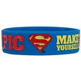 DC Comics DC Superman, Make Yourself Epic, motivacijska zapestnica, (20695519) Cene