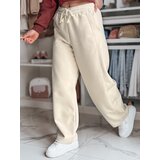 DStreet Spodnie damskie dresowe wide leg DRESMOOD beżowe Cene