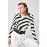 Trendyol Ženski džemper Striped crna | siva Cene