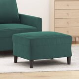  The Living Store Stolček za noge temno zelen 60x50x41 cm žamet - Stolček Za Noge, (21456468) | Shoptok.si