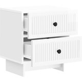  Noćni ormar 2 pcs Bijela visokog sjaja 43 x 34,5 x 47,5 cm | shoptok.hr