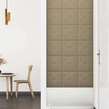  Zidne ploče od umjetne kože 12 kom cappuccino 30x30 cm 1 08 m² | shoptok.hr