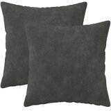  Jastuk s jastukom HEERLEN 2 kom. Antracit Mikrofibra Flis - Antracit 50 x 50 cm 2 | shoptok.hr