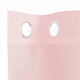 Voile zavjese s ušicama 2 kom svijetlo ružičaste 140x140 cm | shoptok.hr