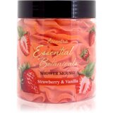 Accentra Essential Botanicals Shower Mousse pena za prhanje z vonjem Strawberry & Vanilla 200 g Cene