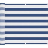  Balcony ekran Plava i bijela 100 x 400 cm Oxford tkanina | shoptok.hr