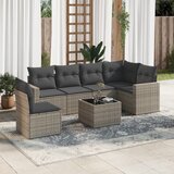  7-dijelni set vrtnih sofa sivi od poliratana | shoptok.hr