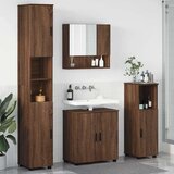  Set namještaja za kupaonicu 4 pcs Smeđi hrast 61 x 35 x 64 cm Cijene