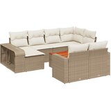  11-dijelni set vrtnih sofa od poliratana s jastucima bež | shoptok.hr