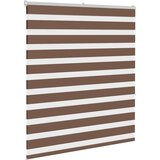 vidaXL zebra senčilo rjave 125x150 cm tkanina širina 120,9cm poliester | Shoptok.si