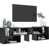 TV ormarić visoki sjaj sivi 149 x 30 x 52 cm konstruirano drvo | Eponuda.ba
