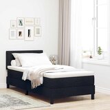  Krevet s opruga kutije s jastukom Crna 80 x 200 cm tkanina | shoptok.hr