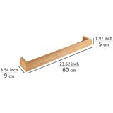 Wenko zidna polica od bambusa Dark, širina 60 cm | shoptok.hr