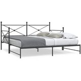  Krevet na rasklapanje bez madraca crni 100x200 cm čelik | shoptok.hr