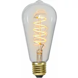 Star Trading LED/filament zatemnitvena žarnica s toplo svetlobo z žarnico E27, 4 W Spiral Filament –