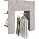 vidaXL ormarić za hodnik boja betona 97,5x37x99 cm konstruirano drvo | shoptok.hr