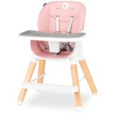 Lionelo dječja hranilica MONA, prirodno drvo bukve, roza, 5g JAMSTVA | shoptok.hr