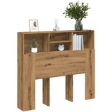 vidaXL Vzglavna omarica artisan hrast 120x19x103,5 cm inženirski les Cene