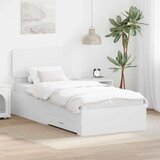  Okvir za krevet Bijelo 90 x 190 cm Konstruirano drvo | shoptok.hr
