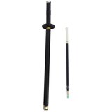 Katana Sword Anime kemijska olovka s metalnom crnom tintom, zamjenjivo punjenje, crna | shoptok.hr