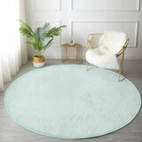 Mila Home Mentol zeleni periv/pogodan za robotski usisavač okrugli tepih ø 80 cm Comfort – | shoptok.hr
