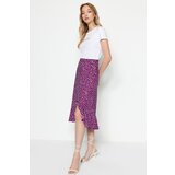Trendyol Skirt - Purple - Midi Cene