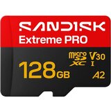  Micro SD SanDisk Extreme Pro 128GB 250MB/s sa adapterom SDSQXCJ-128G-GS6MA Cijene
