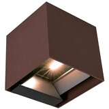  LED Sol zidno svetilo sa senzorom LED/9W/3,7V 3000/4000/5000K IP65 2600 mAh braon Cene