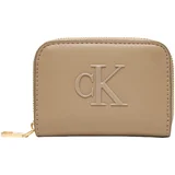 Denarnica BOLD CK MEDIUM ZIP AROUND LV04F1154G Bež
