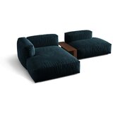 Micadoni Temno modra kotna sedežna garnitura iz tkanine bouclé (levi kot) Martina – Home | Shoptok.si