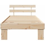  Krevetna konstrukcija Prirodna 80 x 200 cm Čvrsto borovo drvo | shoptok.hr