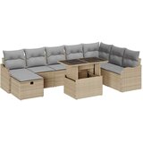  Sjedeća garnitura za vrt 9 kom. poliratan 287,5 x 122,5 x 85 cm | shoptok.hr