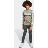 Adidas Športna trenirka 'Seasonal Essentials Tiberio' svetlo siva / temno siva / oliva / bela | Shoptok.si