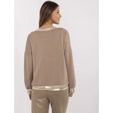 Italy Moda Sweatshirt-MI-BL-61789.24-dark beige | shoptok.hr