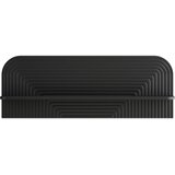  Zidna polica 2 kom. Crna 102 x 13.5 x 37.5 cm Prerađeno drvo | shoptok.hr